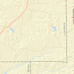 Ellis Crossroads Alabama Street Map