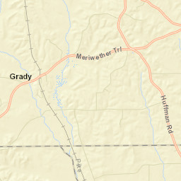 Grady Alabama Street Map