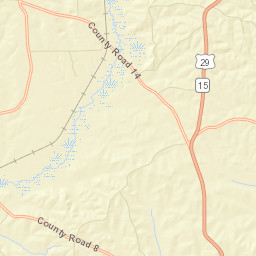 Blues Old Stand Alabama Street Map