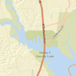 Howe Alabama Street Map