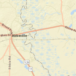 Abbeville Street Map