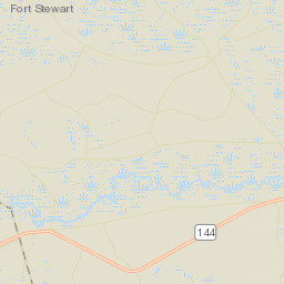 Bryan County Street Map