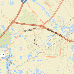 Georgetown Street Map