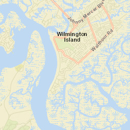 Wilmington Island Street Map