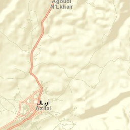 Azilal Street Map