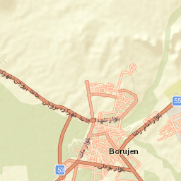 Borujen Street Map