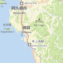 Akune Street Map