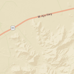 San Vicente Arizona Street Map