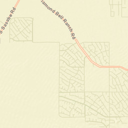 Diamond Bell Ranch Arizona Street Map