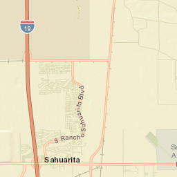 Sahuarita Arizona Street Map