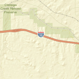 Pantano Arizona Street Map