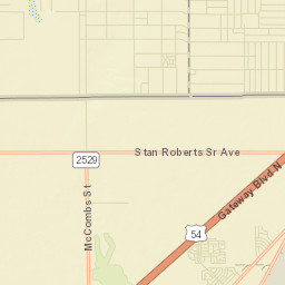 Chaparral Street Map