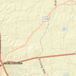 Jacksonville Street Map