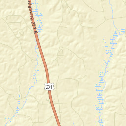 Meeksville Alabama Street Map