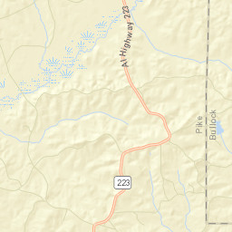 Ezell Alabama Street Map