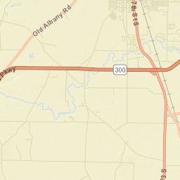 Crisp County Street Map