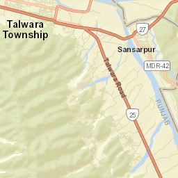 Talwara Street Map