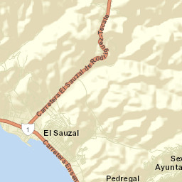 El Sauzal de Rodríguez Street Map