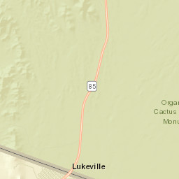 Lukeville Arizona Street Map