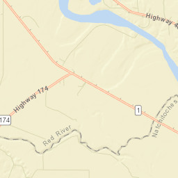 Louisiana 1, Coushatta, LA 71019, USA Street Map