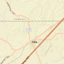 Olla Street Map