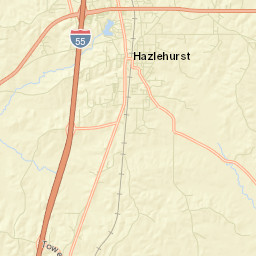 Hazlehurst Street Map