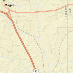 Magee Street Map