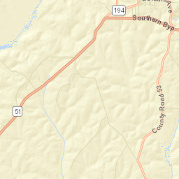 Pratts Alabama Street Map