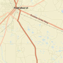 Hazlehurst Street Map