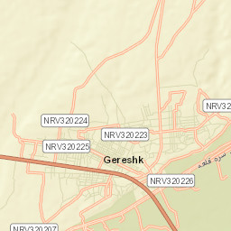 Gereshk Street Map