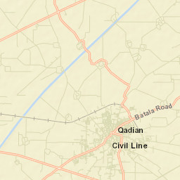 Qadian Street Map