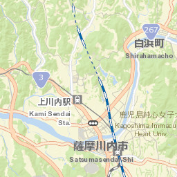 Satsumasendai Shi Street Map