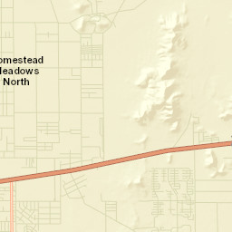 Homestead Meadows South Street Map