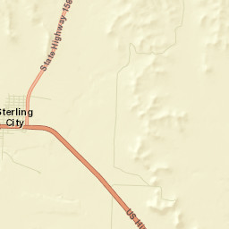 Sterling City Street Map