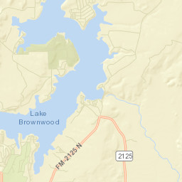 Baptist Encampment Road, Brownwood, TX  Street Map