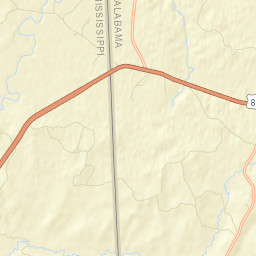 Isney Alabama Street Map