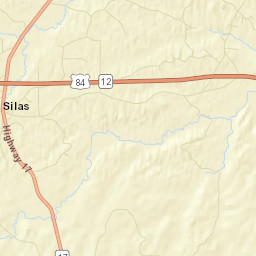 Silas Alabama Street Map