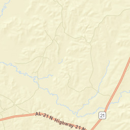 Pineville Alabama Street Map