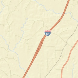 Sand Cut Alabama Street Map