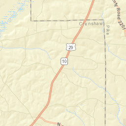 Joquin Alabama Street Map