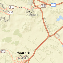 Bnei Ayish Street Map