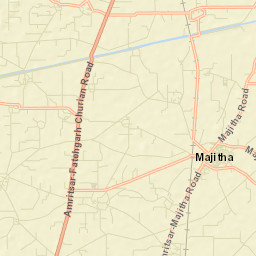 Majitha Street Map