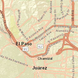 El Paso Street Map