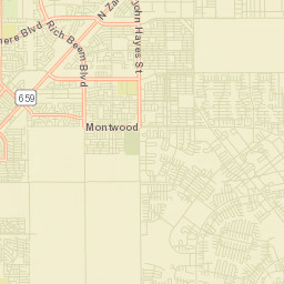 El Paso County Street Map