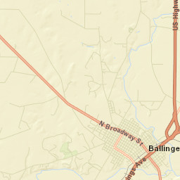 Ballinger Street Map
