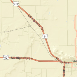 Santa Anna Street Map
