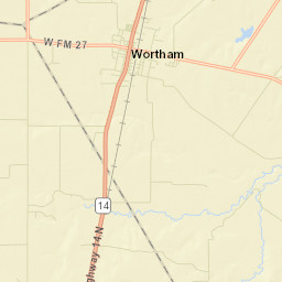 Wortham Street Map