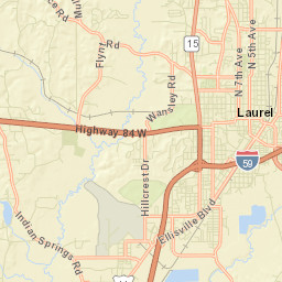 Laurel Street Map