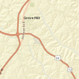 Asbury Alabama Street Map