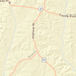 Skinnerton Alabama Street Map